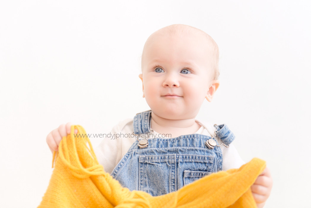 One year old child photography of Baby X, by Wendy J Photography, Vancouver B.C.